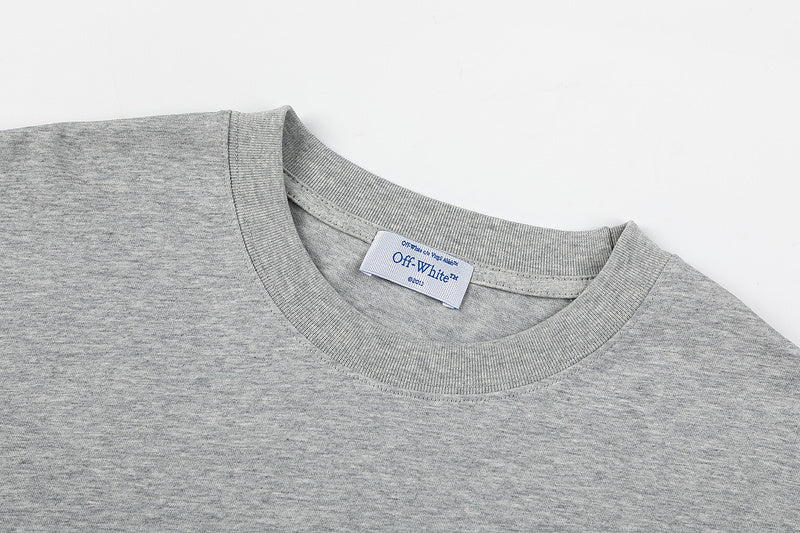 Off-White Arrow Logo Back T-Shirt — Black / Grey / Green