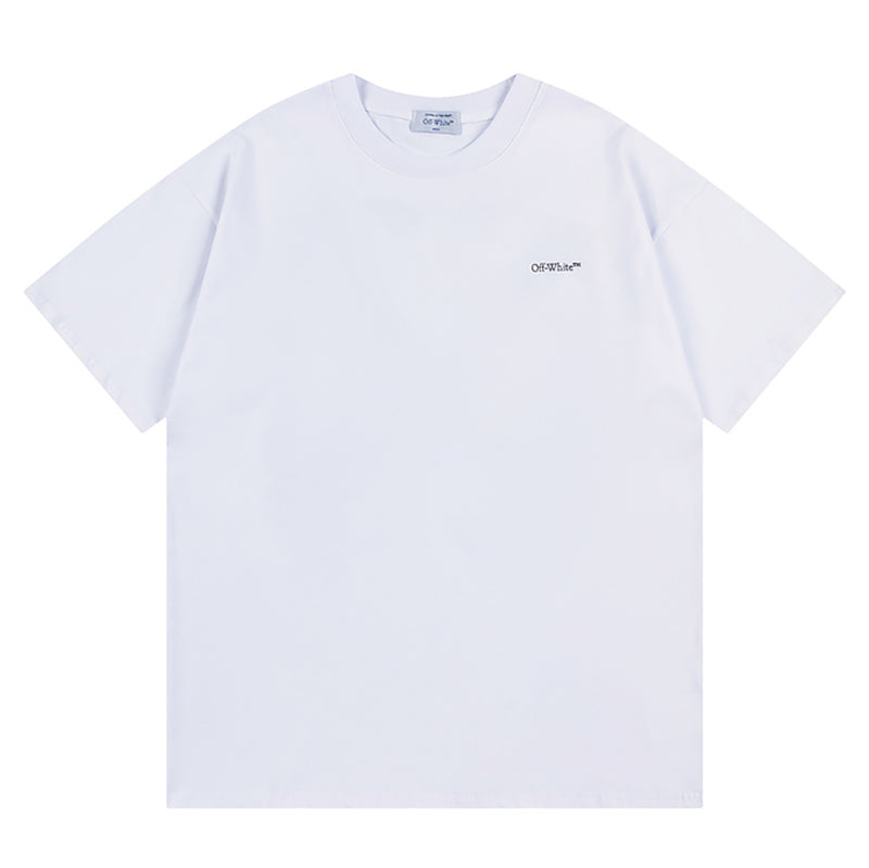 Off-White Arrow Logo Back T-Shirt — Black / Grey / Green