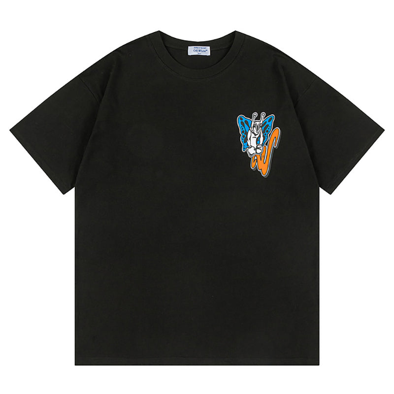 Off-White Gang Skate T-Shirt — Blue / Black / Grey / White