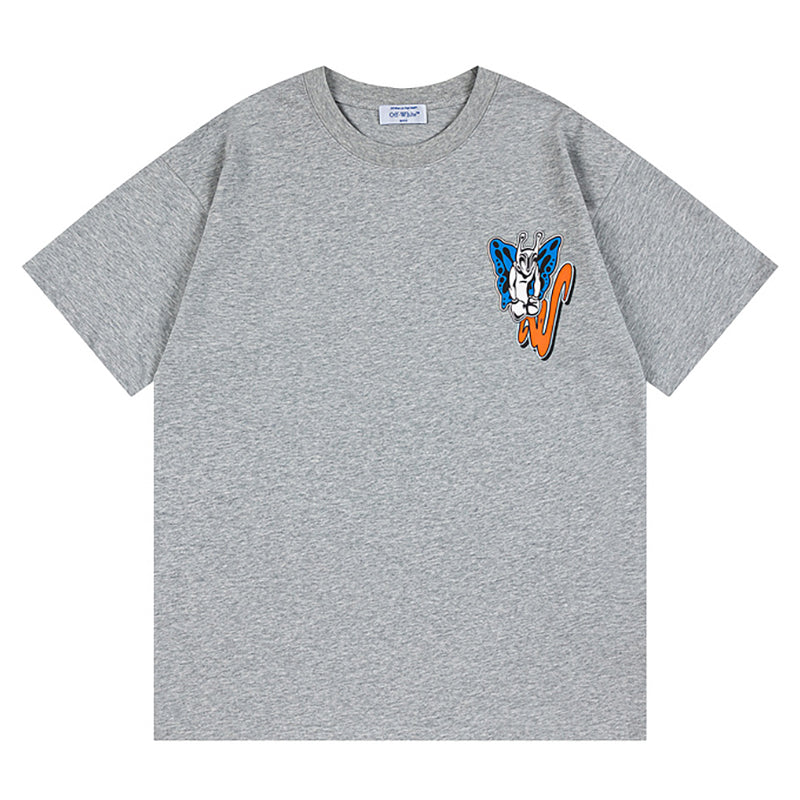 Off-White Gang Skate T-Shirt — Blue / Black / Grey / White