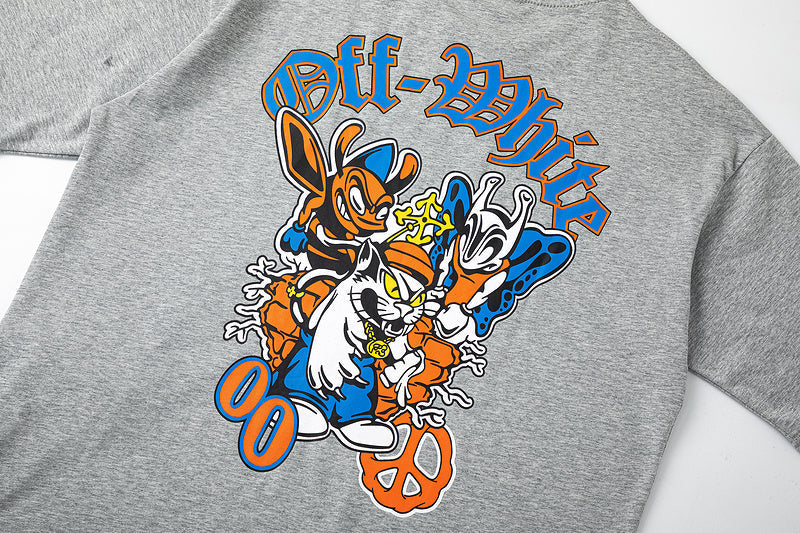 Off-White Gang Skate T-Shirt — Blue / Black / Grey / White