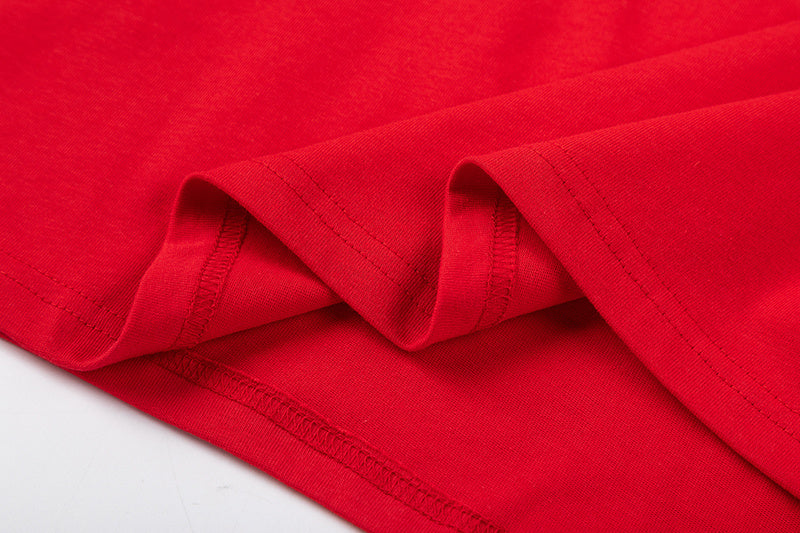 Off-White Scorpio Skate Cotton Graphic T-Shirt — Red / White