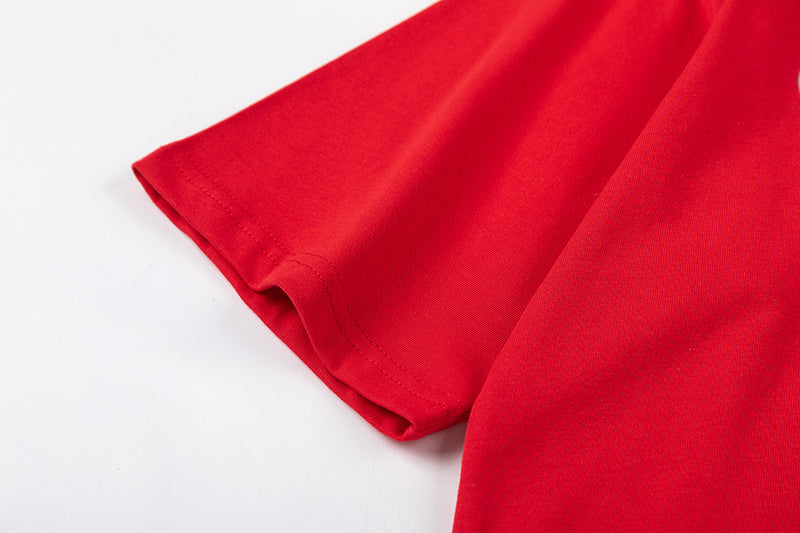 Off-White Scorpio Skate Cotton Graphic T-Shirt — Red / White