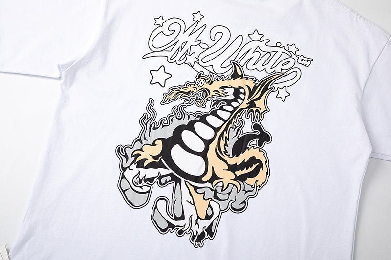 Off-White Dragon Skate T-Shirt — Black / White