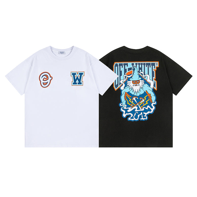 Off-White Wiz Skate T-Shirt — Black / White