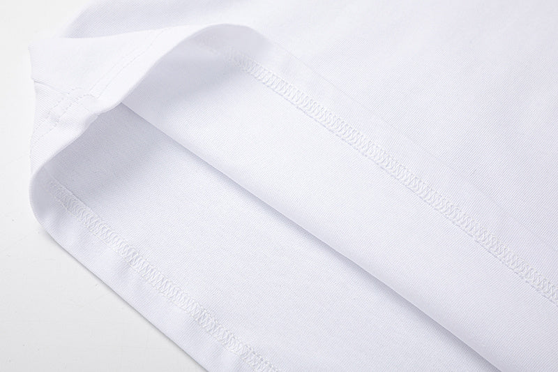 Off-White Blue Arrow Logo Back T-Shirt — White / Black