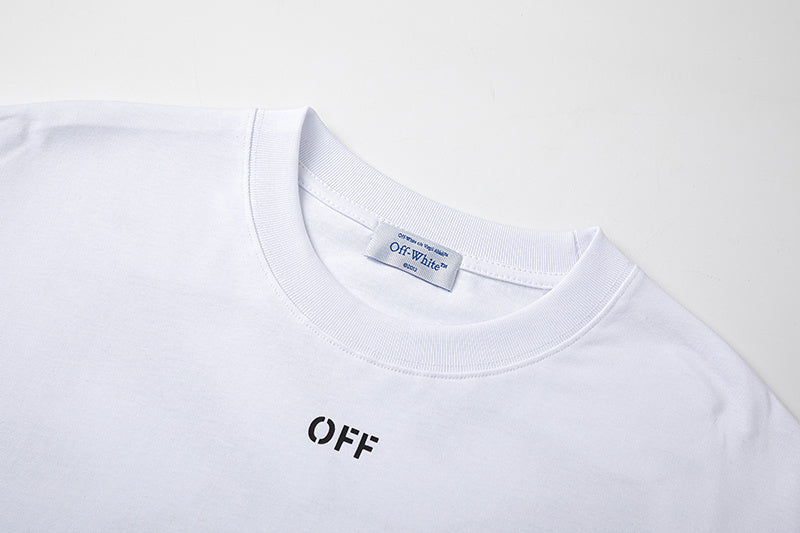 Off-White Dragon Arrow Skate T-Shirt — Black / White