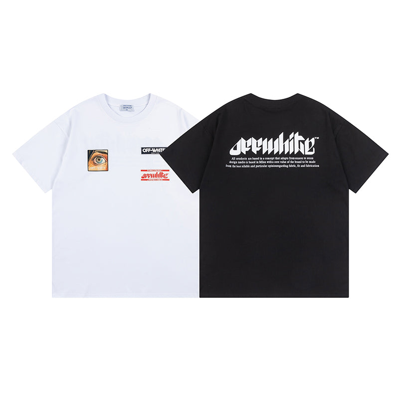 Off-White Eye Logo T-Shirt — Black / White