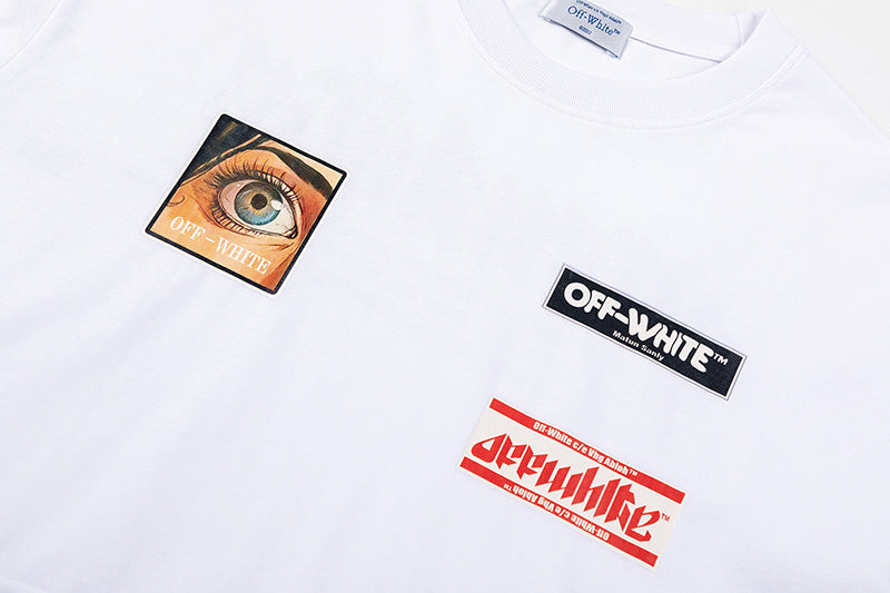 Off-White Eye Logo T-Shirt — Black / White