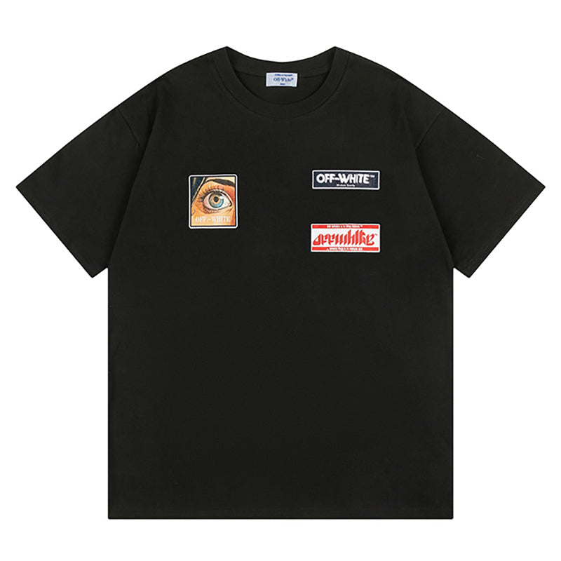 Off-White Eye Logo T-Shirt — Black / White