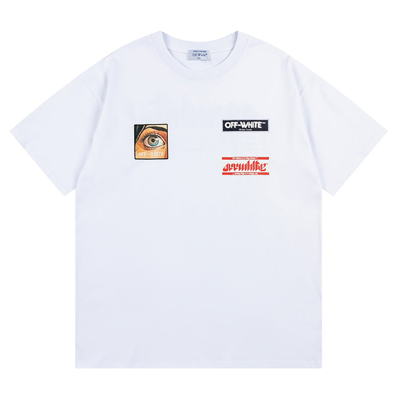 Off-White Eye Logo T-Shirt — Black / White