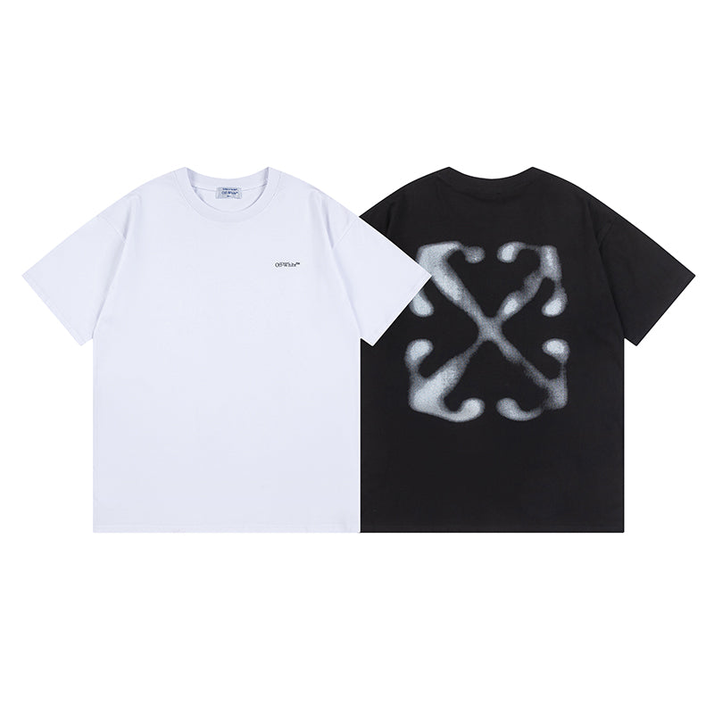 Off-White Logo Detail T-Shirt — Black / White