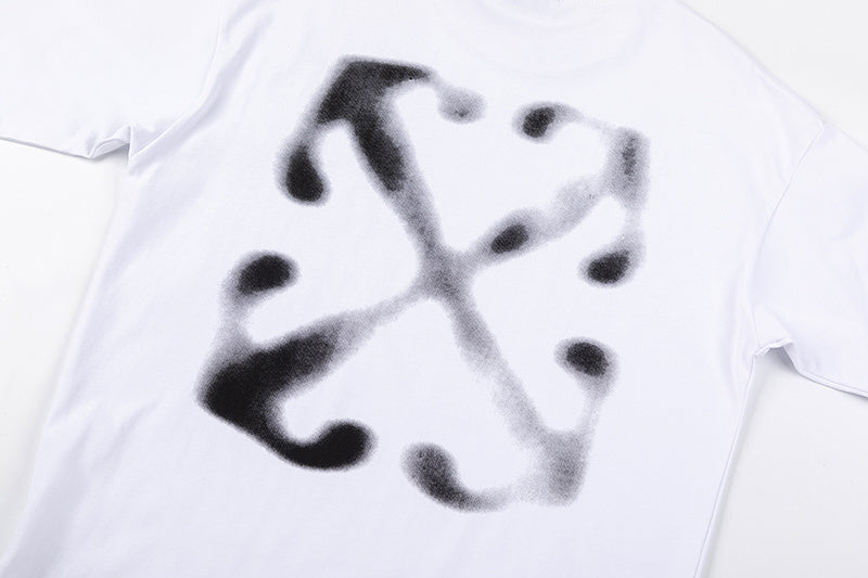 Off-White Logo Detail T-Shirt — Black / White