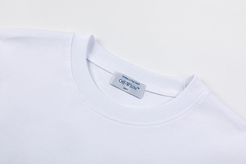 Off-White Logo Detail T-Shirt — Black / White