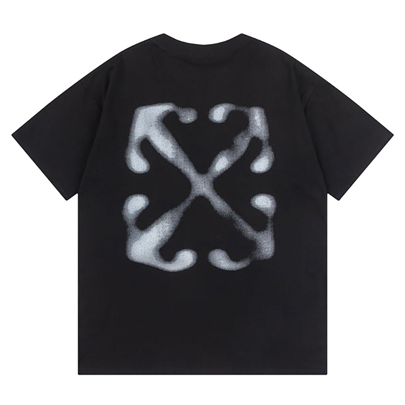 Off-White Logo Detail T-Shirt — Black / White