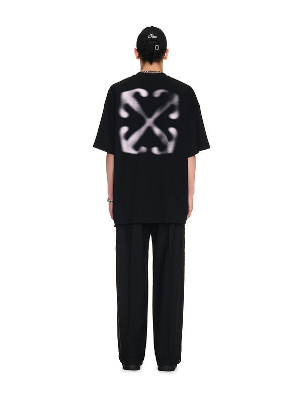 Off-White Logo Detail T-Shirt — Black / White