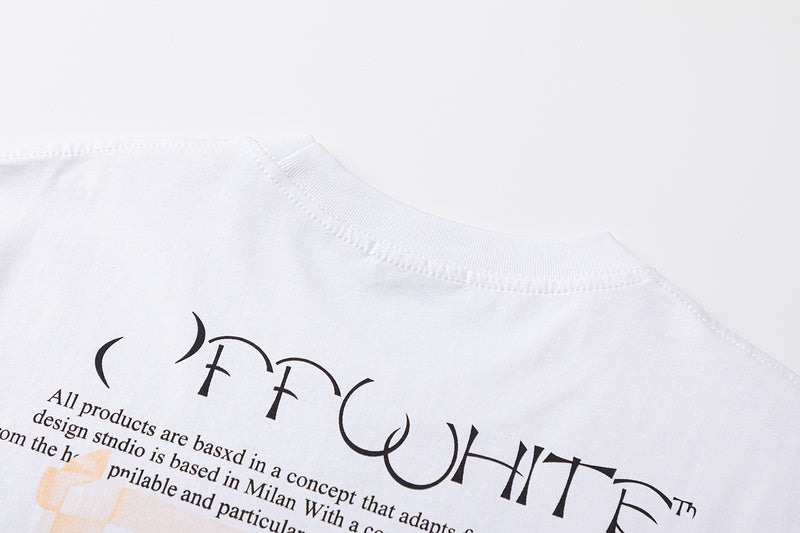 Off-White Sun Moon Skate T-Shirt — White