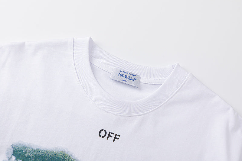 Off-White Type Sticker T-Shirt — Black / White