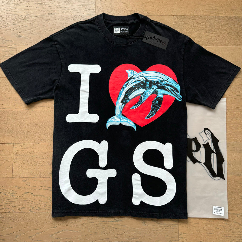 GODSPEED Miami Dolphin Graphic T-Shirt – 100% Cotton | Black