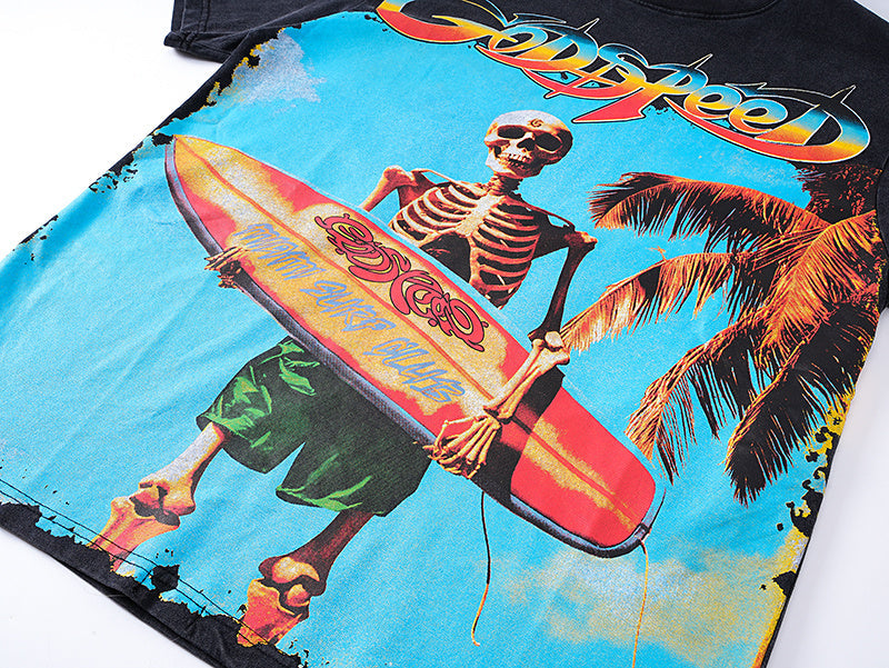 GODSPEED Summer Hawaiian Graphic T-Shirt