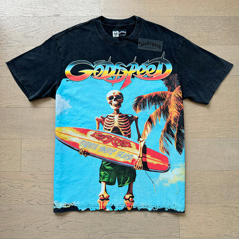 GODSPEED Summer Hawaiian Graphic T-Shirt