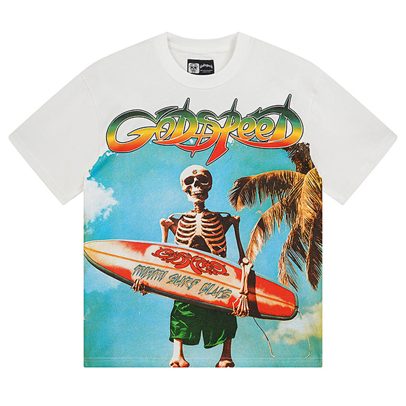 GODSPEED Summer Hawaiian Graphic T-Shirt