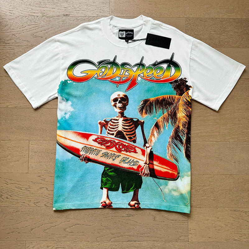 GODSPEED Summer Hawaiian Graphic T-Shirt