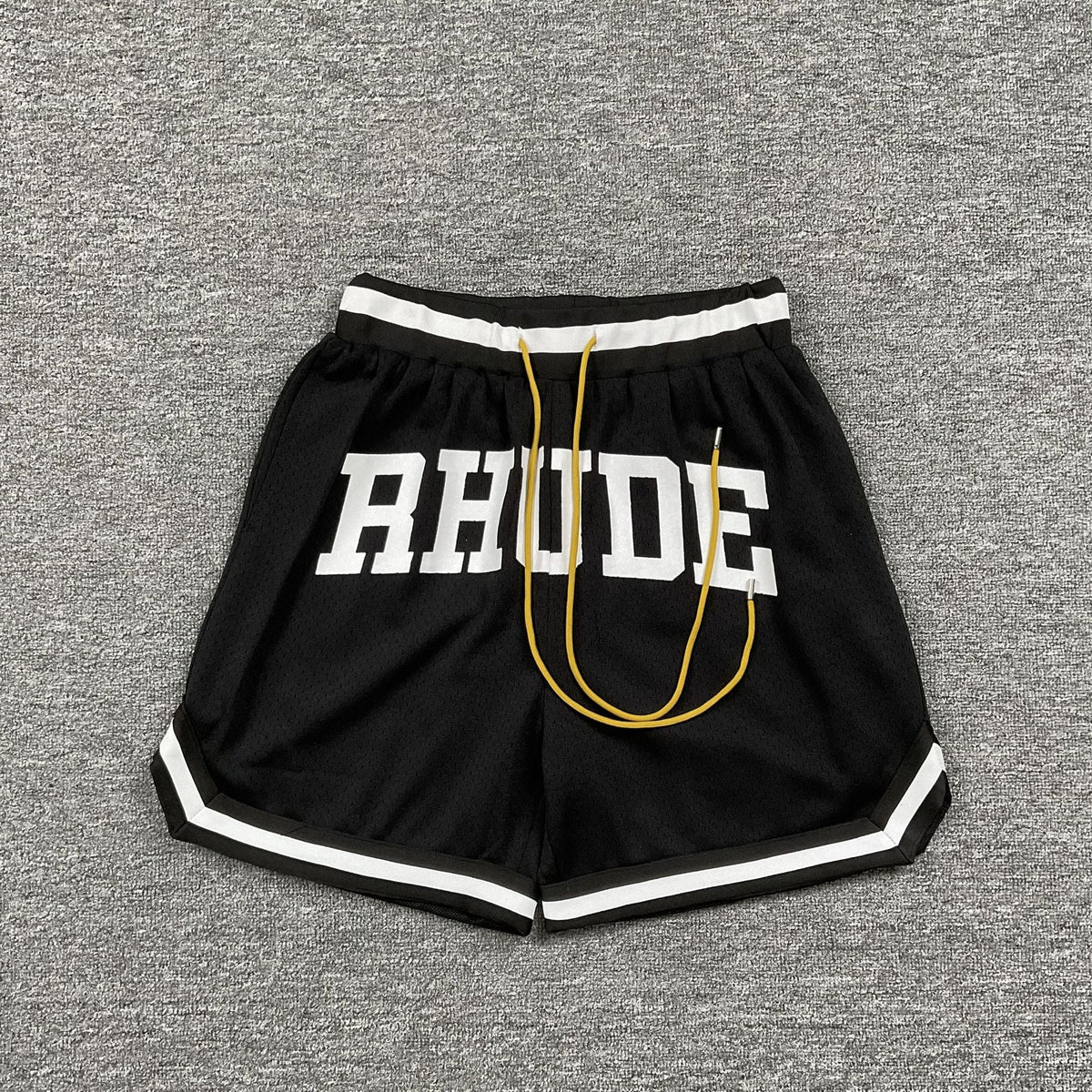 RHUDE Collegiate Shorts – Black / Green / Red / White