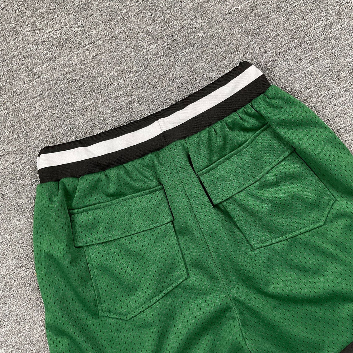 RHUDE Collegiate Shorts – Black / Green / Red / White