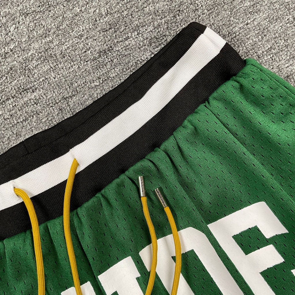 RHUDE Collegiate Shorts – Black / Green / Red / White