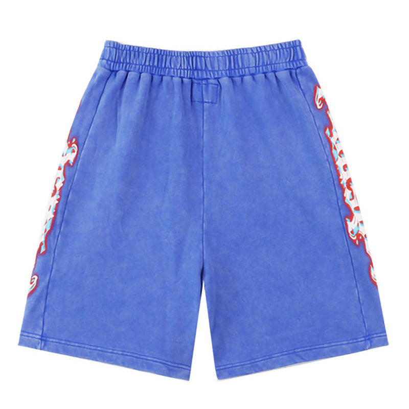 GODSPEED Blue Shorts – 100% Cotton Drawstring Sport Short