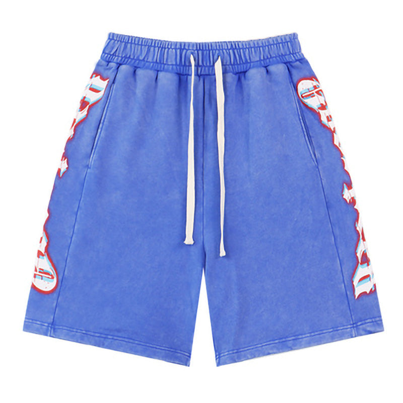 GODSPEED Blue Shorts – 100% Cotton Drawstring Sport Short