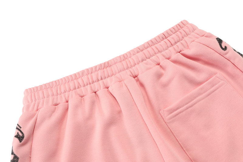 GODSPEED Pink Shorts – 100% Cotton Drawstring Sport Short
