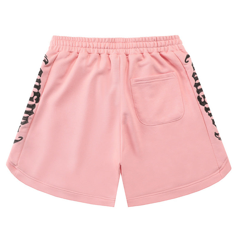 GODSPEED Pink Shorts – 100% Cotton Drawstring Sport Short