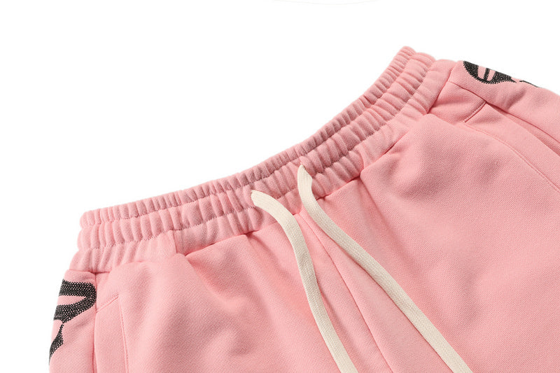 GODSPEED Pink Shorts – 100% Cotton Drawstring Sport Short