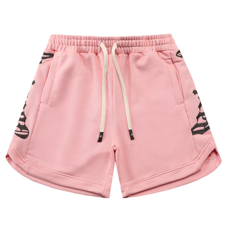 GODSPEED Pink Shorts – 100% Cotton Drawstring Sport Short