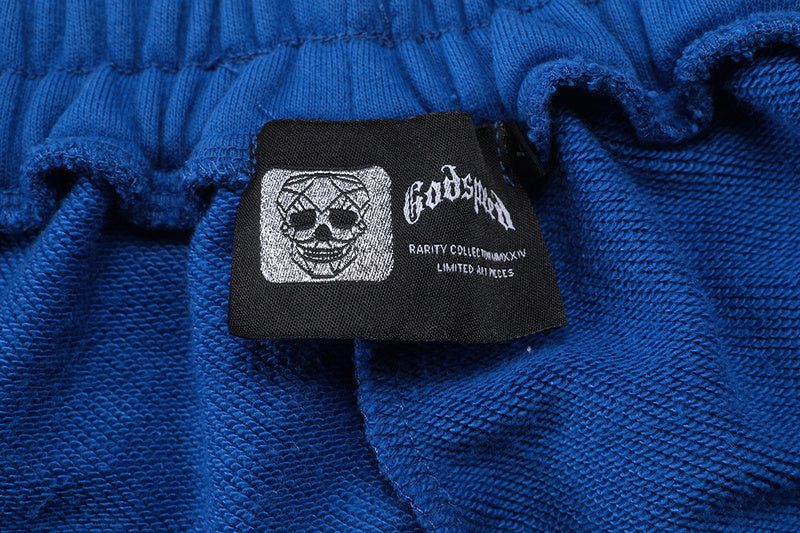 GODSPEED Blue Shorts G90 – 100% Cotton Drawstring Sport Short