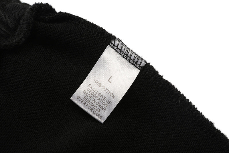 GODSPEED Black Shorts G90 – 100% Cotton Drawstring Sport Short