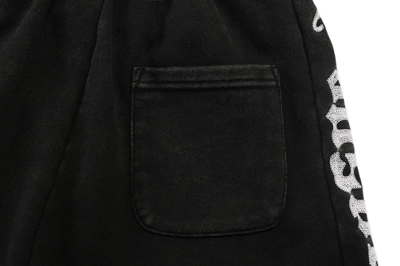 GODSPEED Black Shorts G90 – 100% Cotton Drawstring Sport Short