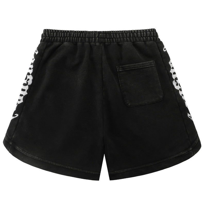 GODSPEED Black Shorts G90 – 100% Cotton Drawstring Sport Short
