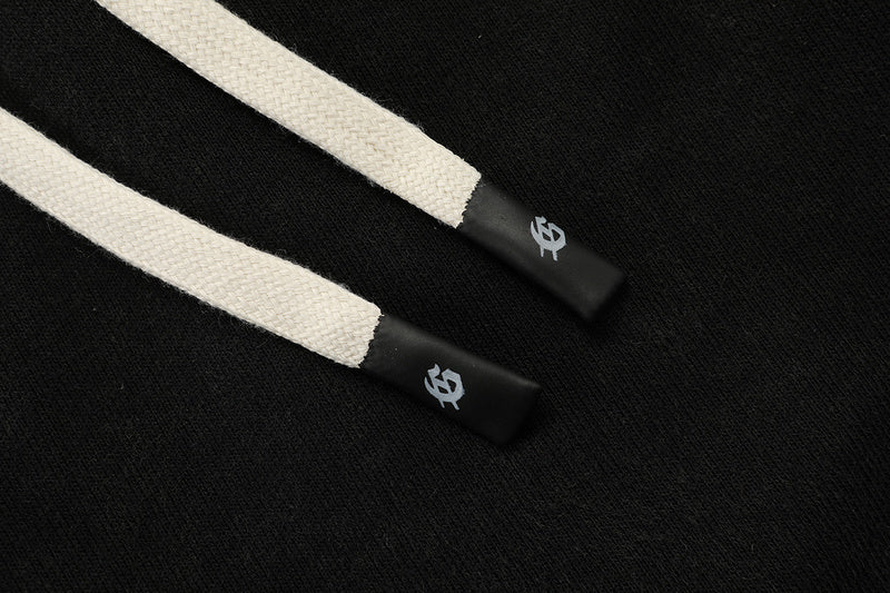 GODSPEED Black Shorts G90 – 100% Cotton Drawstring Sport Short
