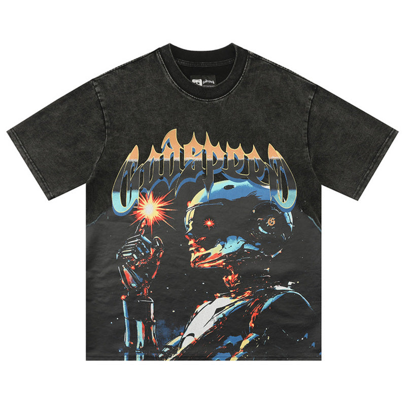 GODSPEED Sputnik Moment T-Shirt – 100% Cotton Graphic Tee