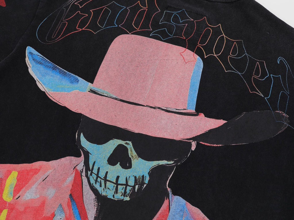 GODSPEED Pastel Cowboy T-Shirt – 100% Cotton Graphic Tee