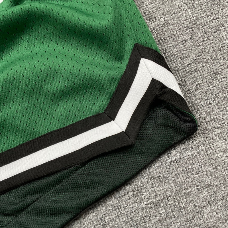 RHUDE Collegiate Arch Logo Mesh Basketball Shorts – Green
