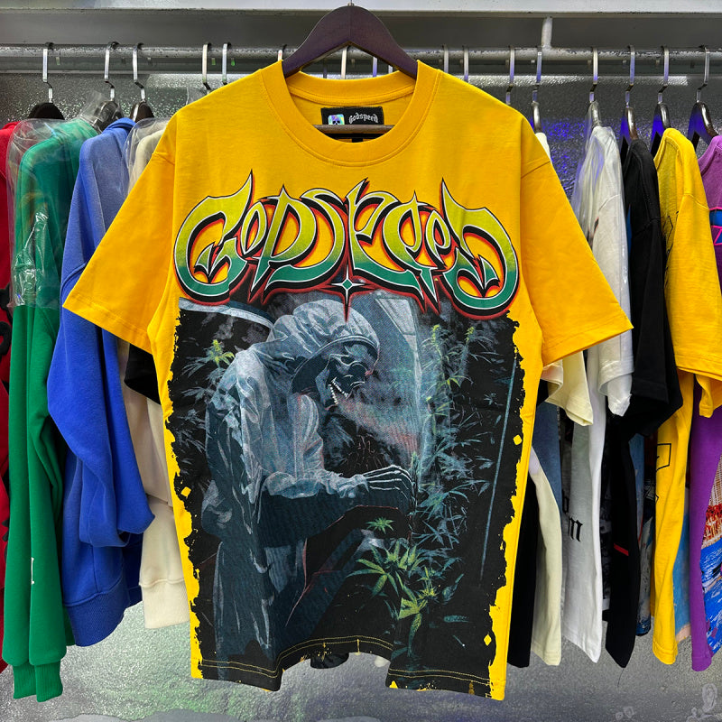 GODSPEED Indoor Purple Haze T-Shirt – 100% Cotton Graphic Tee