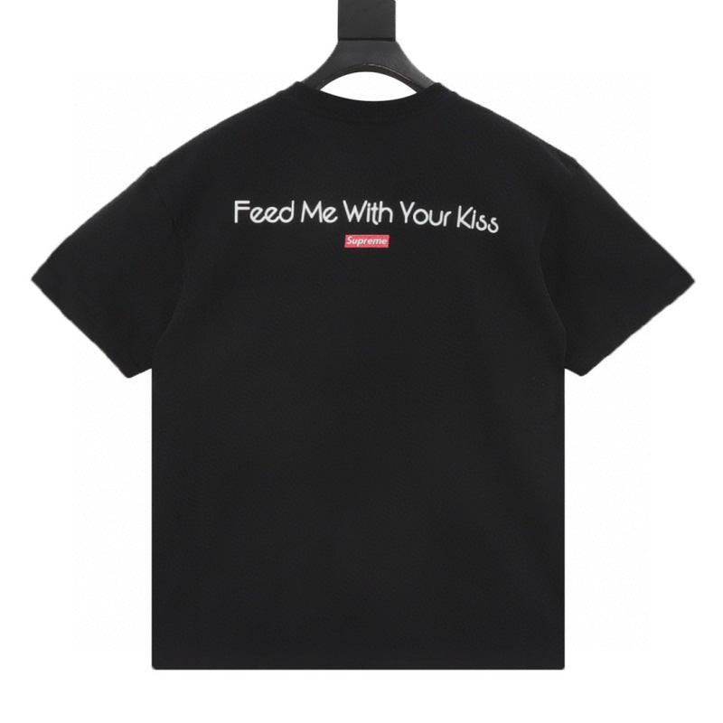 Supreme My Bloody Valentine Feed Me With Your Kiss Tee — Black