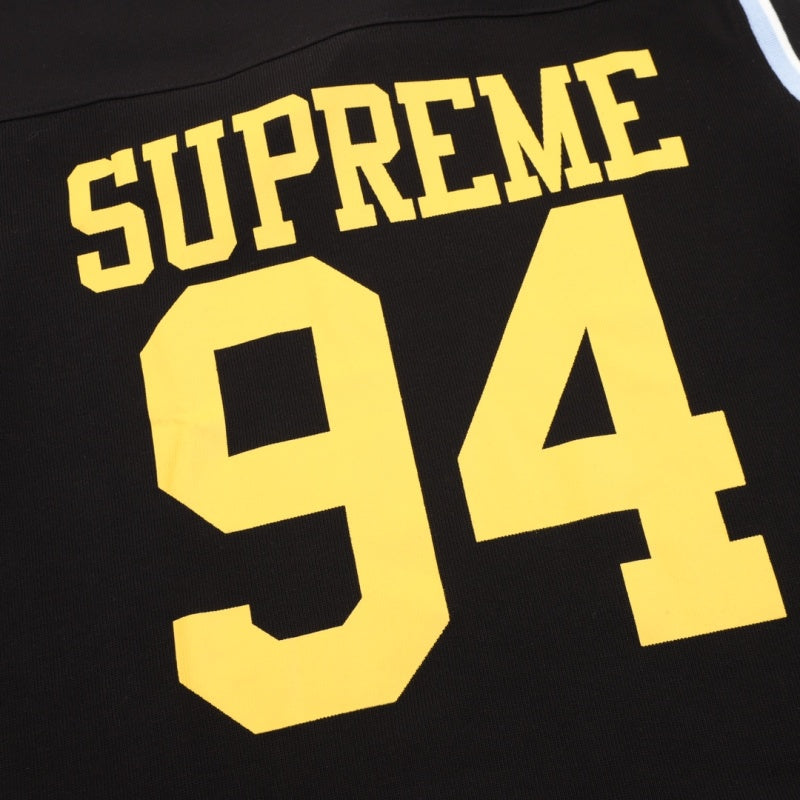 Supreme Split S/S Football Top — Black