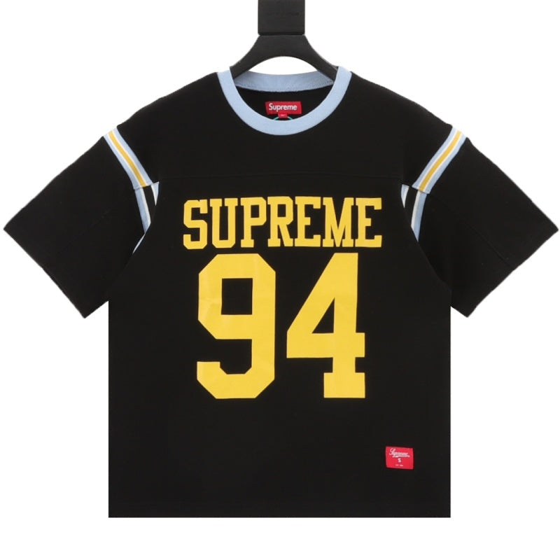 Supreme Split S/S Football Top — Black