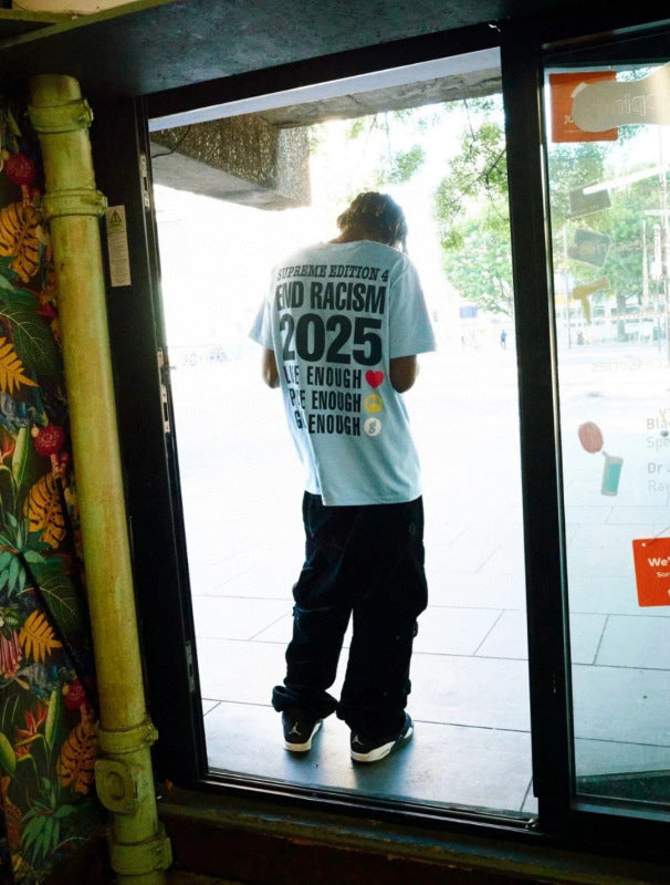 Supreme GOODENOUGH End Racism Tee — White