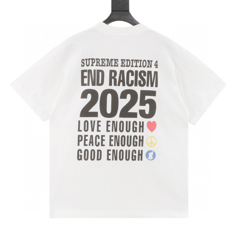 Supreme GOODENOUGH End Racism Tee — White